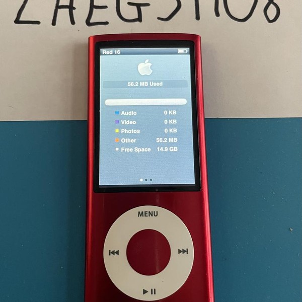 Apple iPod Nano 5th Gen - 16 GB, Red