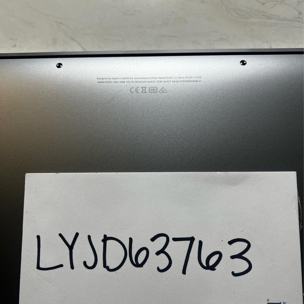 MacBook Air 2020 - 13 inch - 256 GB, Silver, 8 GB, Apple M1