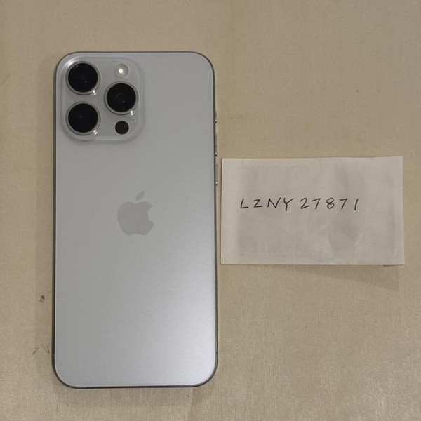 Apple iPhone 15 Pro Max - Unlocked, 256 GB, White, A2849