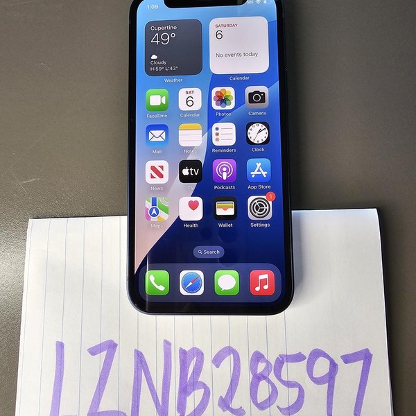 Apple iPhone 12 Mini - Unlocked, 64 GB, Blue, A2176