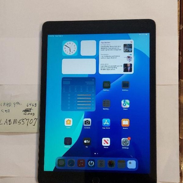 Apple iPad 9th Gen - Unlocked, 64 GB, Gray, A2603