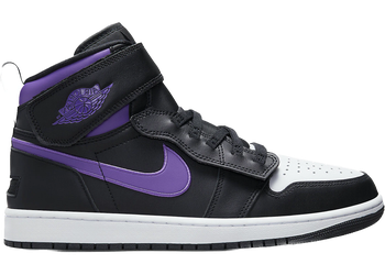 Jordan 1 High FlyEase Black Bright Violet for sale