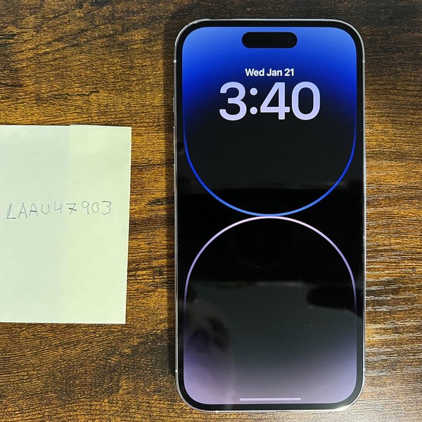 Apple iPhone 14 Pro - Unlocked, Silver, 128 GB, A2650