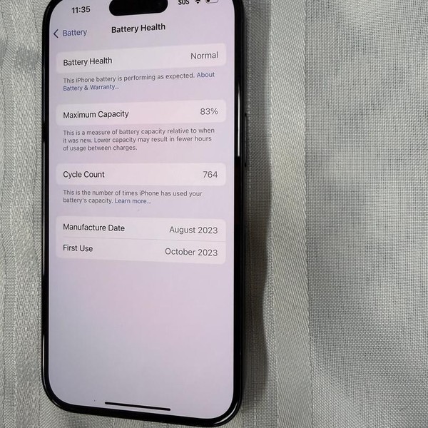 Apple iPhone 15 - Unlocked, 128 GB, Black, A2846