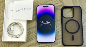 Good
													Apple iPhone 14 Pro - Unlocked, Purple, 256 GB, A2650, photo 1 of 7