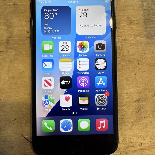 Apple iPhone SE 3rd Gen 2022 - T-Mobile, 64 GB, Midnight, A2595