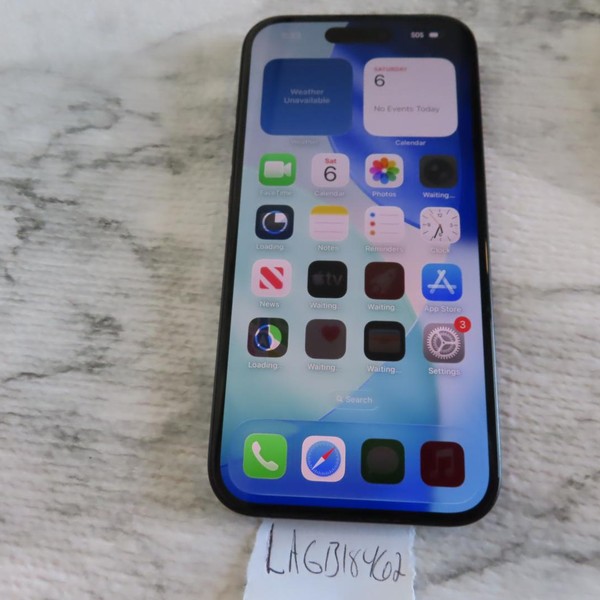Apple iPhone 15 - Unlocked, 128 GB, Black, A2846