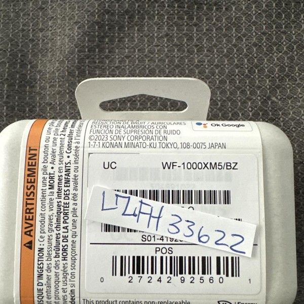 Sony WF-1000XM5 - Black