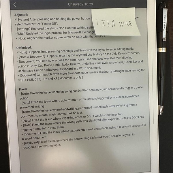 Ratta Supernote A5 X - 32 GB, White