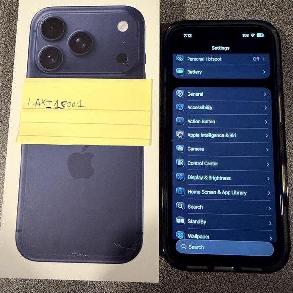 Apple iPhone 17 Pro - Unlocked, 256 GB, Deep Blue, A3256