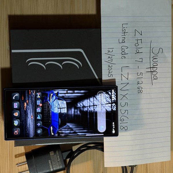 Samsung Galaxy Z Fold7 - Unlocked, 512 GB, Blue Shadow, 12 GB, SM-F966U1