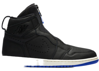 Jordan 1 Retro High Zip Black Hyper Royal for sale