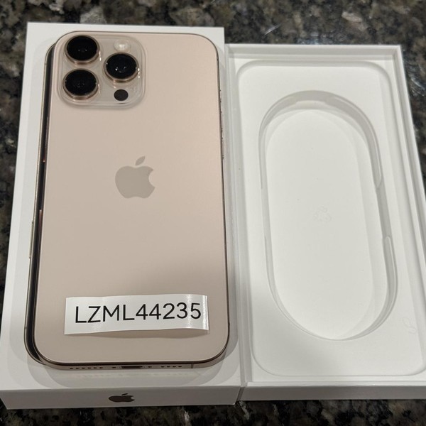 Apple iPhone 16 Pro Max - Unlocked, 256 GB, Desert, A3084