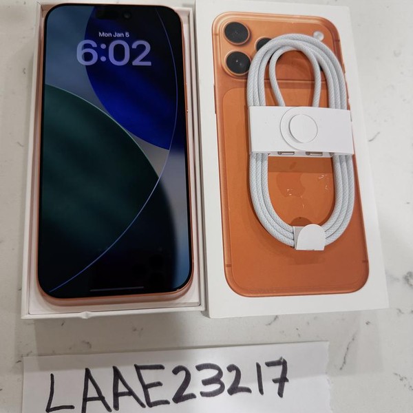 Apple iPhone 17 Pro Max - Verizon, 256 GB, Cosmic Orange, A3257