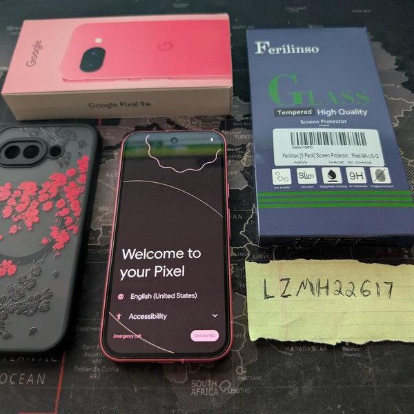 Google Pixel 9a - Unlocked, 128 GB, Peony, 8 GB