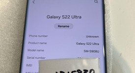 Good
													Samsung Galaxy S22 Ultra - Verizon, Black, 256 GB, 12 GB, SM-S908U, photo 1 of 7