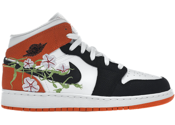 Jordan 1 Mid SE Basketball Blossom (GS) for sale
