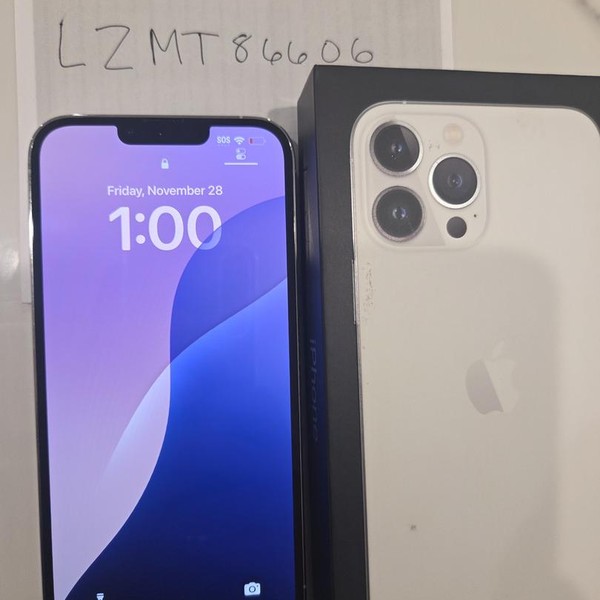 Apple iPhone 13 Pro Max - Unlocked, 256 GB, Silver, A2484