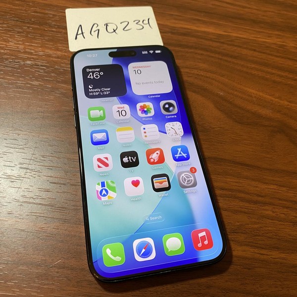 Apple iPhone 15 Pro Max - Unlocked, 256 GB, Black, A2849