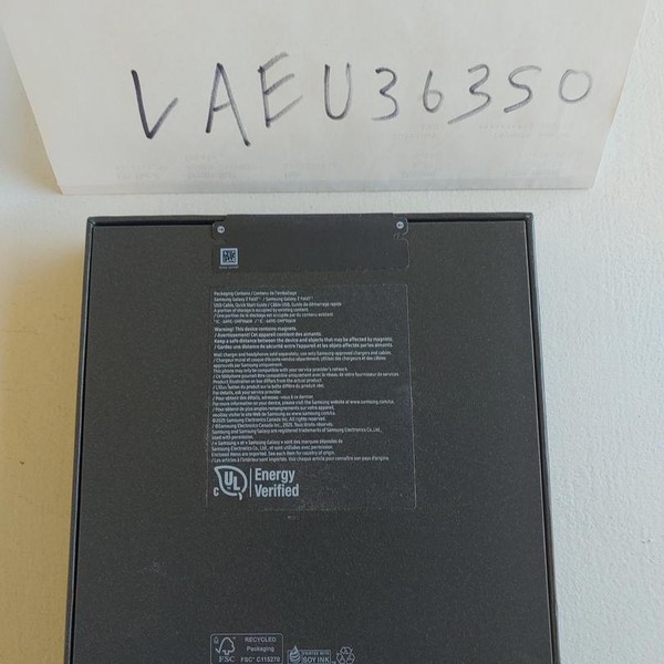 Samsung Galaxy Z Fold7 - Unlocked Non-US, 256 GB, Jetblack, 12 GB, SM-F966W