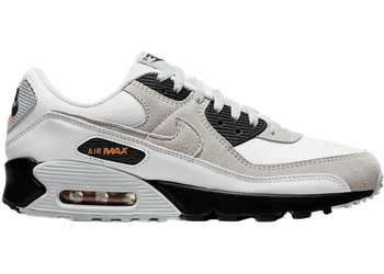 Nike Air Max 90 White Black Hot Curry for sale