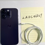 Good Apple iPhone 14 Pro - Unlocked, 256 GB, Purple, A2650