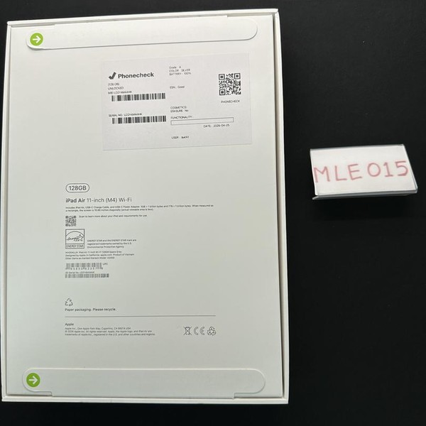 Apple iPad Air 11 inch (M2) 2024 - Wi-Fi, 128 GB, Gray, A2902