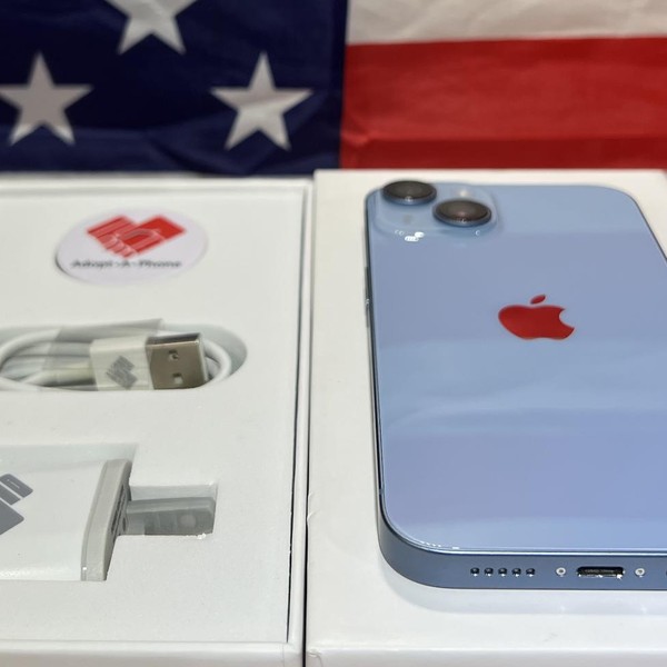 Apple iPhone 14 Plus - Cricket, 128 GB, Blue, A2632