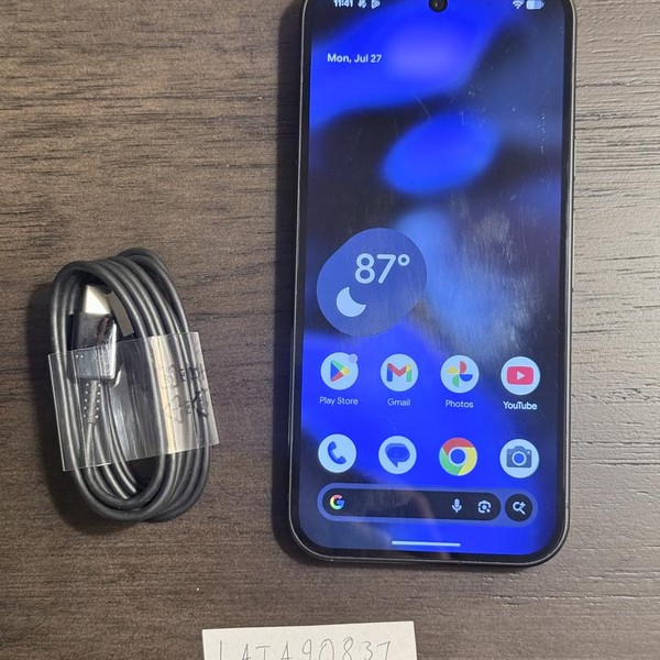 Google Pixel 9 - T-Mobile, 128 GB, Obsidian, 12 GB, G2YBB
