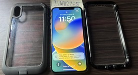 Good
													Apple iPhone X - Unlocked, Silver, 64 GB, A1865, photo 2 of 6