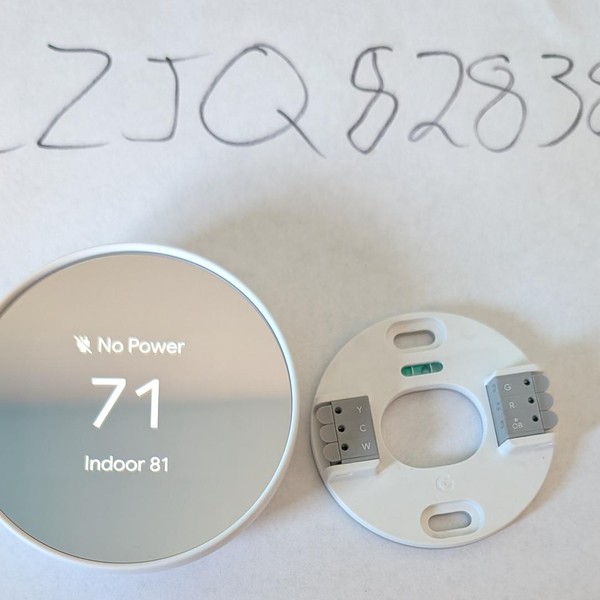 Nest Thermostat 4th Gen - Snow