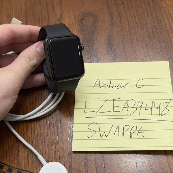 Apple Watch Series 3 42mm - Gray, A1859, Aluminum - GPS