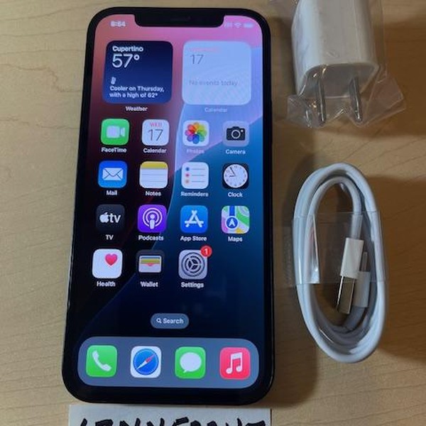 Apple iPhone 12 - Unlocked, 64 GB, Black, A2172