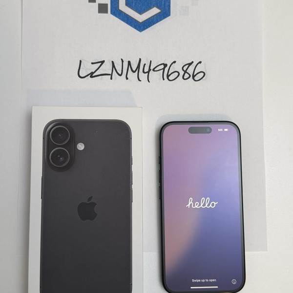 Apple iPhone 16 - Unlocked, 128 GB, Black, A3081