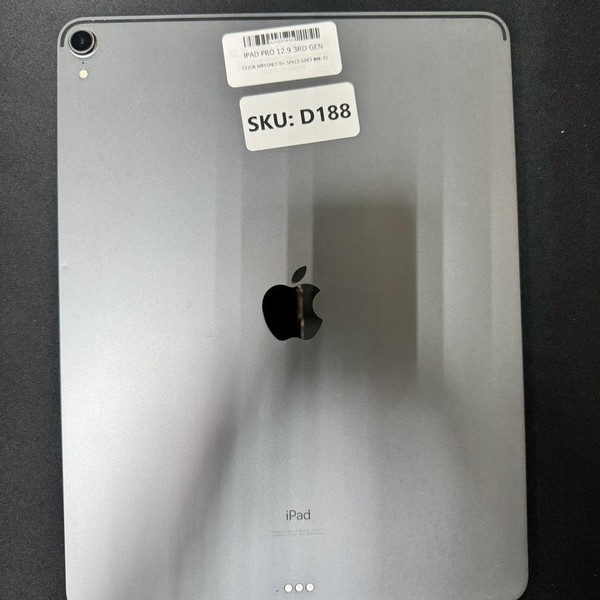 Apple iPad Pro 12.9 inch 3rd Gen 2018 - Wi-Fi, 512 GB, Gray, A1876