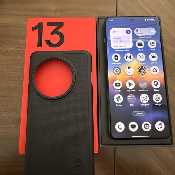OnePlus 13 - Unlocked, 512 GB, Black Eclipse, 16 GB