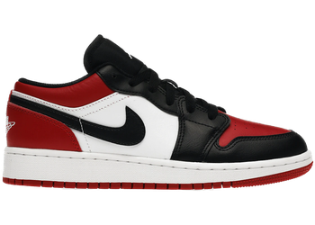 Jordan 1 Low Bred Toe (GS) for sale