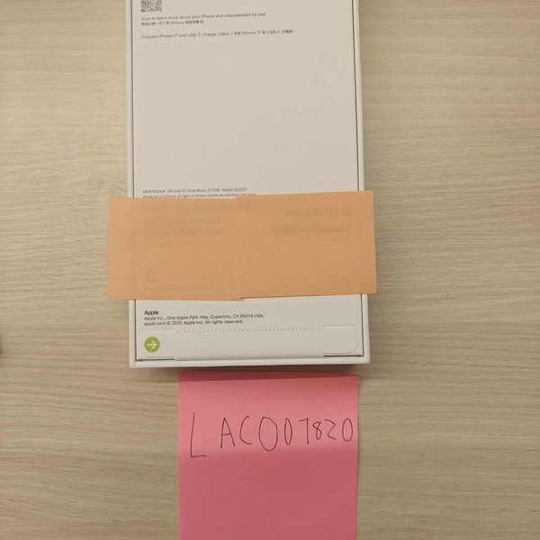 Apple iPhone 17 - Unlocked Non-US, 256 GB, Mist Blue, A3520