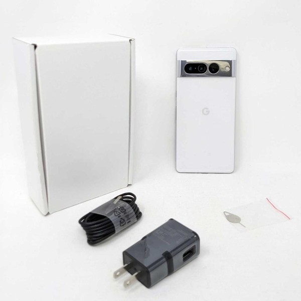Google Pixel 7 Pro - Unlocked, 128 GB, Snow, 12 GB, GE2AE