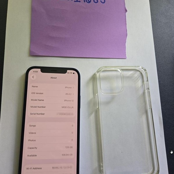 Apple iPhone 12 - Unlocked, 128 GB, Blue, A2172