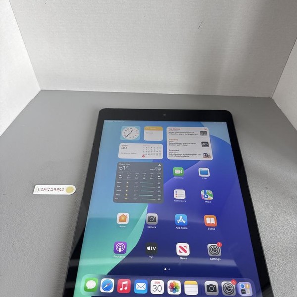 Apple iPad 9th Gen - Unlocked, 64 GB, Gray, A2603