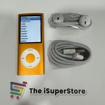 Mint Apple iPod Nano 4th Gen - Orange, 16 GB