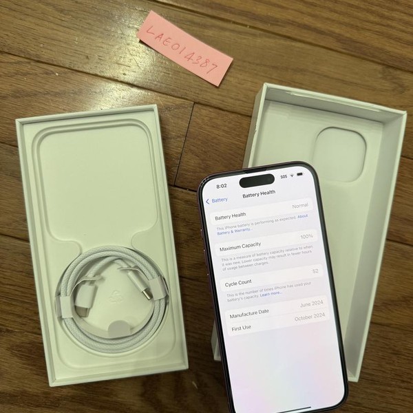 Apple iPhone 16 - Unlocked, 128 GB, Pink, A3081