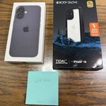 New Apple iPhone 16 - Verizon, 128 GB, Black, A3081