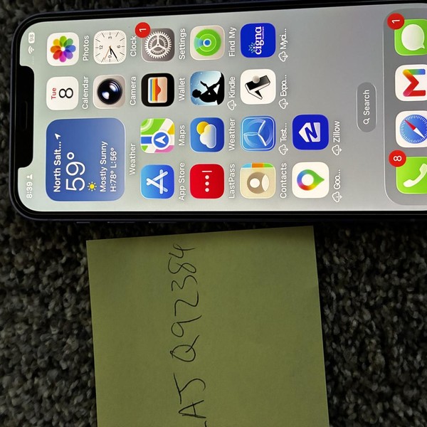 Apple iPhone 12 - Unlocked, 64 GB, Purple, A2172