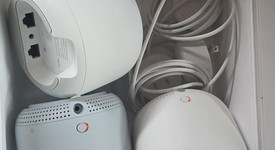 Good
													Google Nest WiFi Mesh Router - Snow, 1 Router, 2 Nest Points, photo 1 of 4