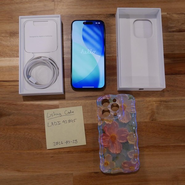 Apple iPhone 15 Pro - Unlocked, 128 GB, Blue, A2848