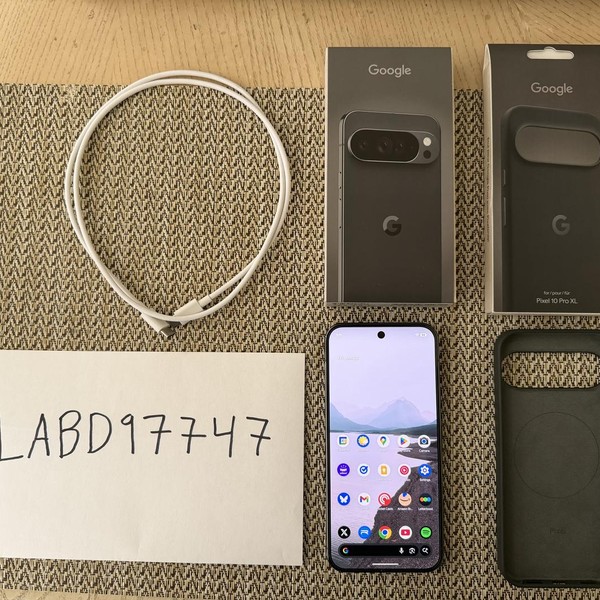 Google Pixel 10 Pro XL - Unlocked, 256 GB, Obsidian, GUL82