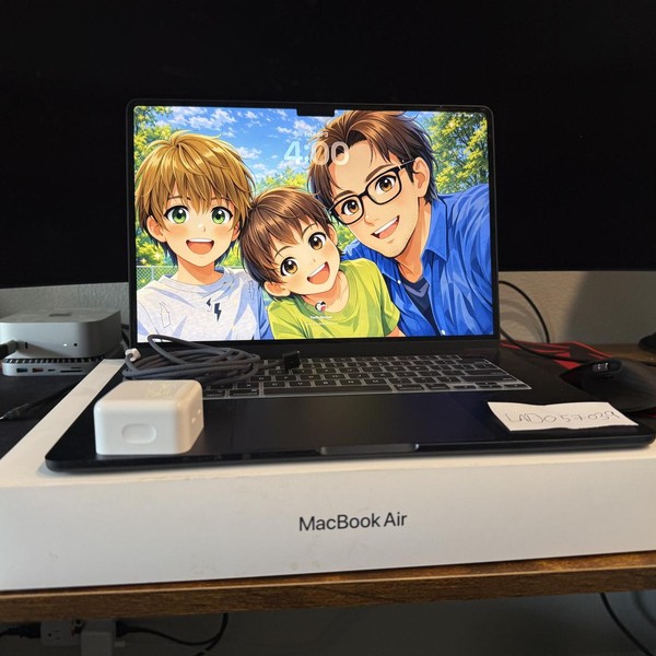 MacBook Air 2024 (M3) - 15 inch - 512 GB, Midnight, 16 GB, Apple M3, 10-core GPU