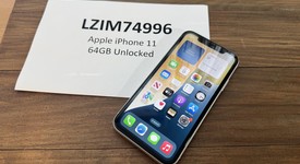 Good
													Apple iPhone 11 - Unlocked, White, 64 GB, A2111, photo 1 of 6